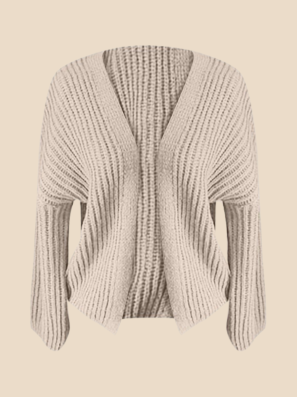 Cárdigan de punto oversize para mujer