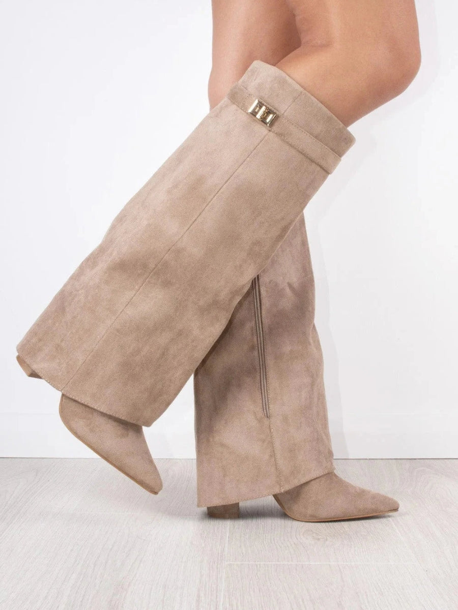 Modern Suede Boots for Women – Elegant and Comfortable