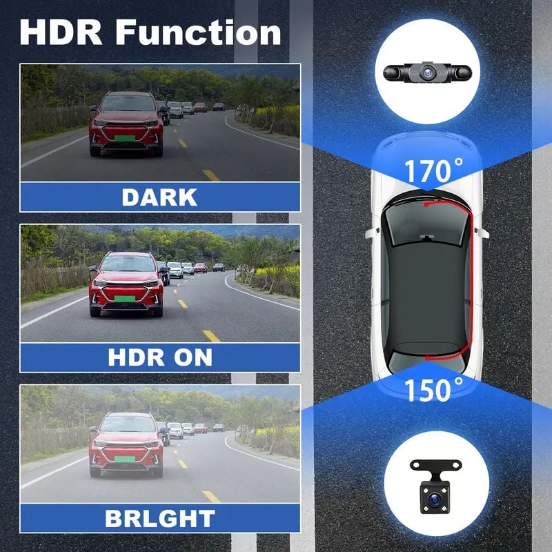 Full View Dashcam-system til bilen