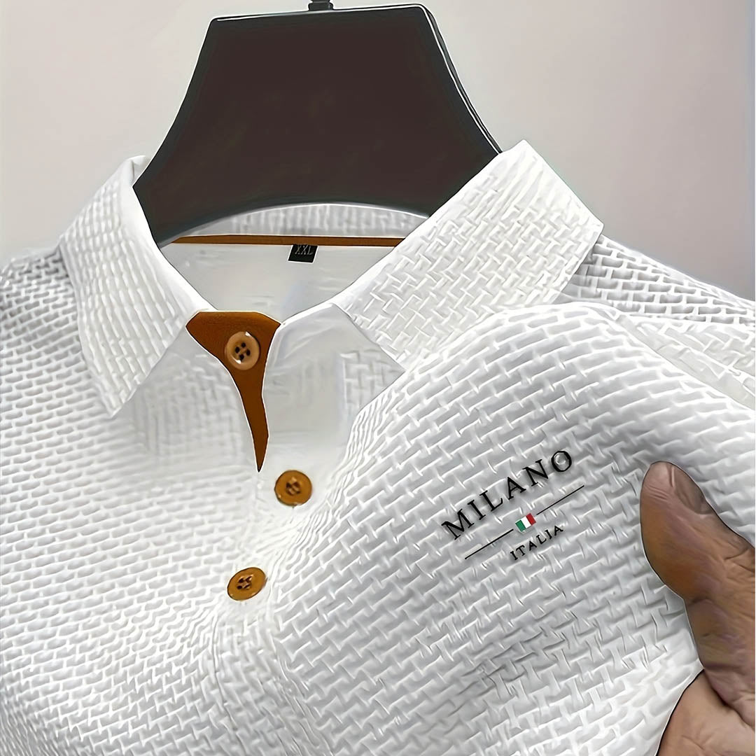 Polo strutturata da uomo