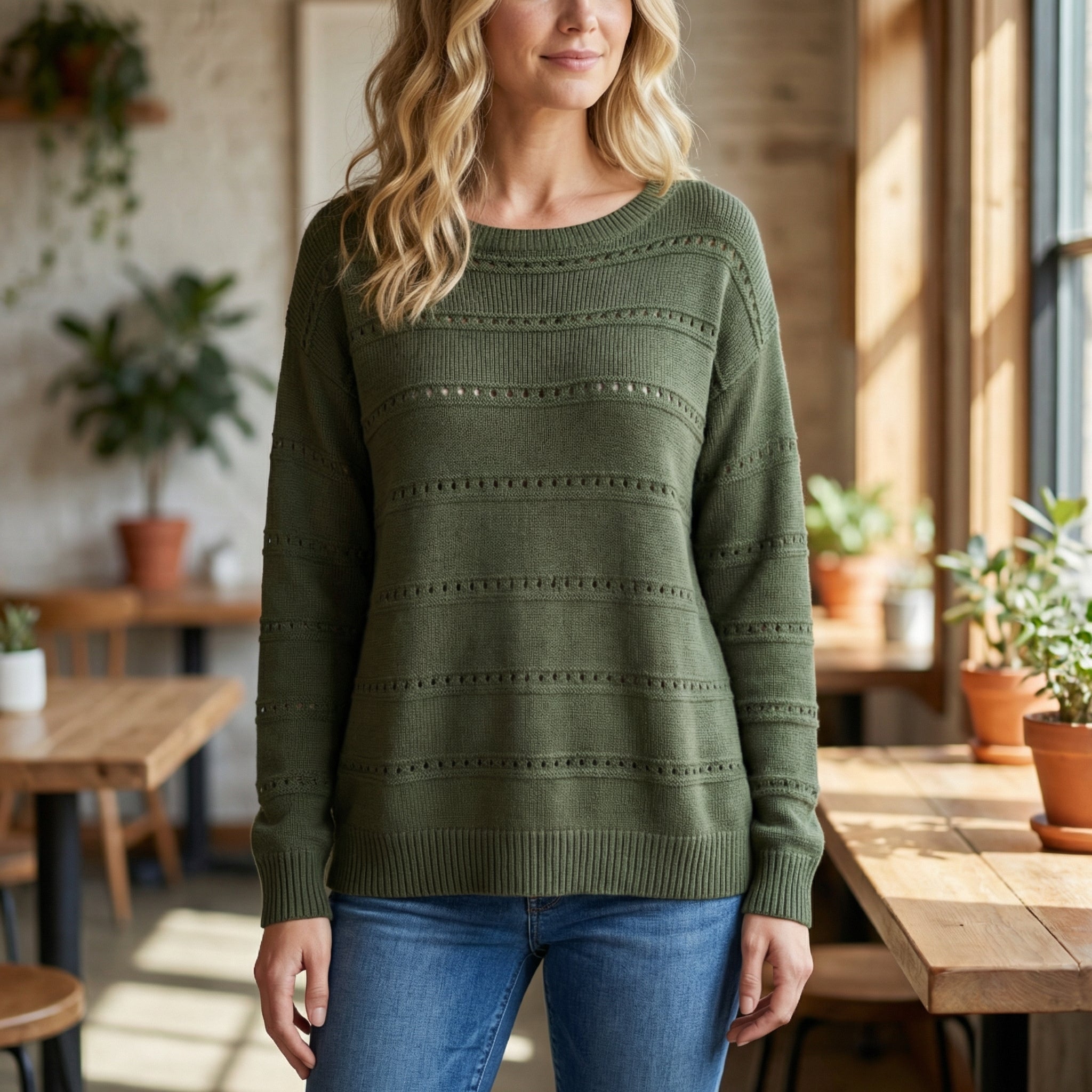 Breezelle - Oversize Strikket Sweater
