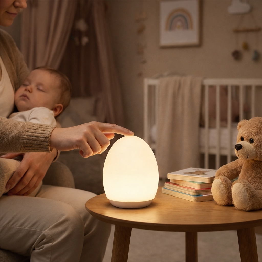 GlowEgg Lámpara nocturna con control táctil