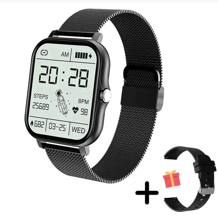 Smartwatch mit Fitnesstracking, Bluetooth-Anrufen und Gesundheitsüberwachung
