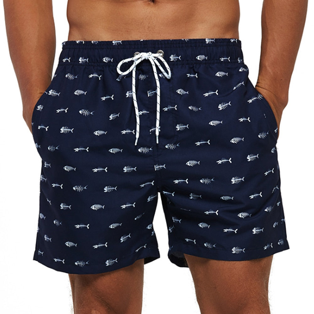 Quick-drying men's swim shorts for summer