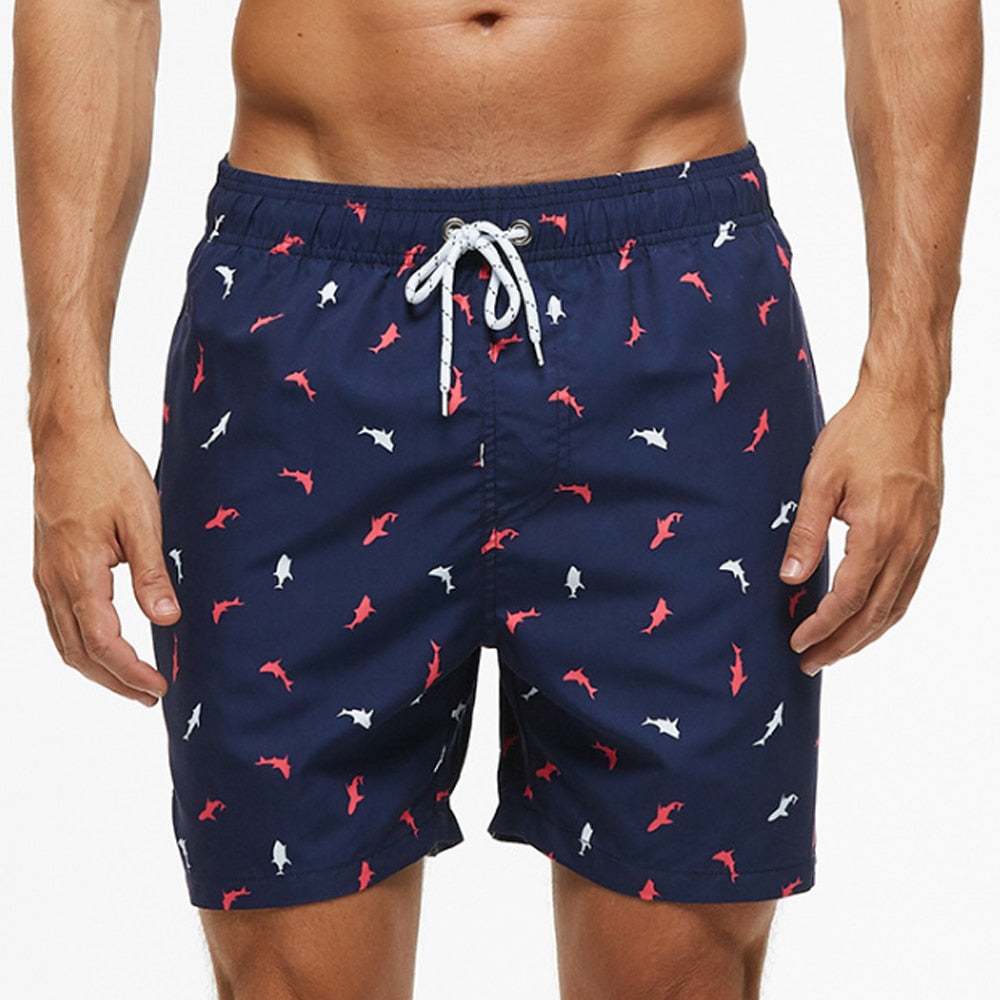 Quick-drying men's swim shorts for summer