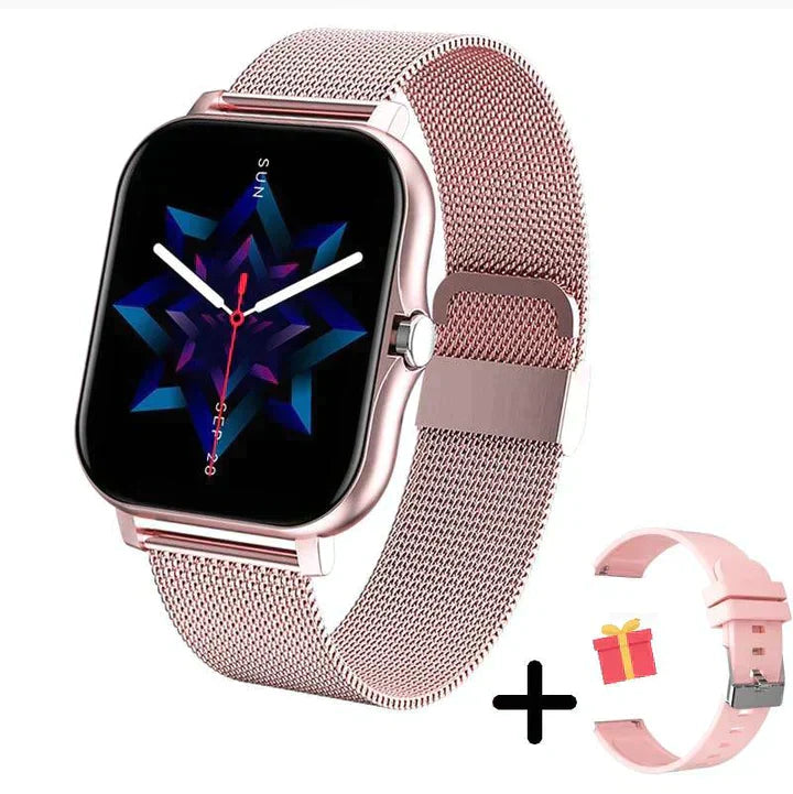 Smartwatch mit Fitnesstracking, Bluetooth-Anrufen und Gesundheitsüberwachung