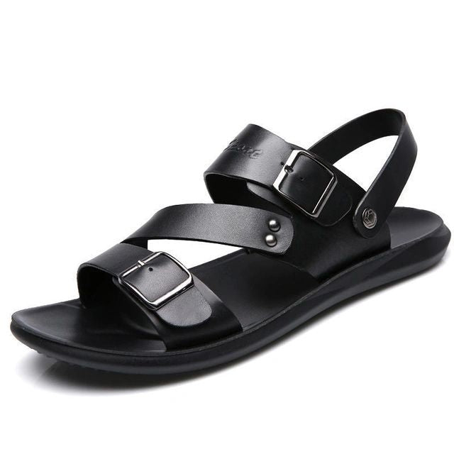 Javier | Sandalias de Hombre con Doble Hebilla y Suela Confortable 1