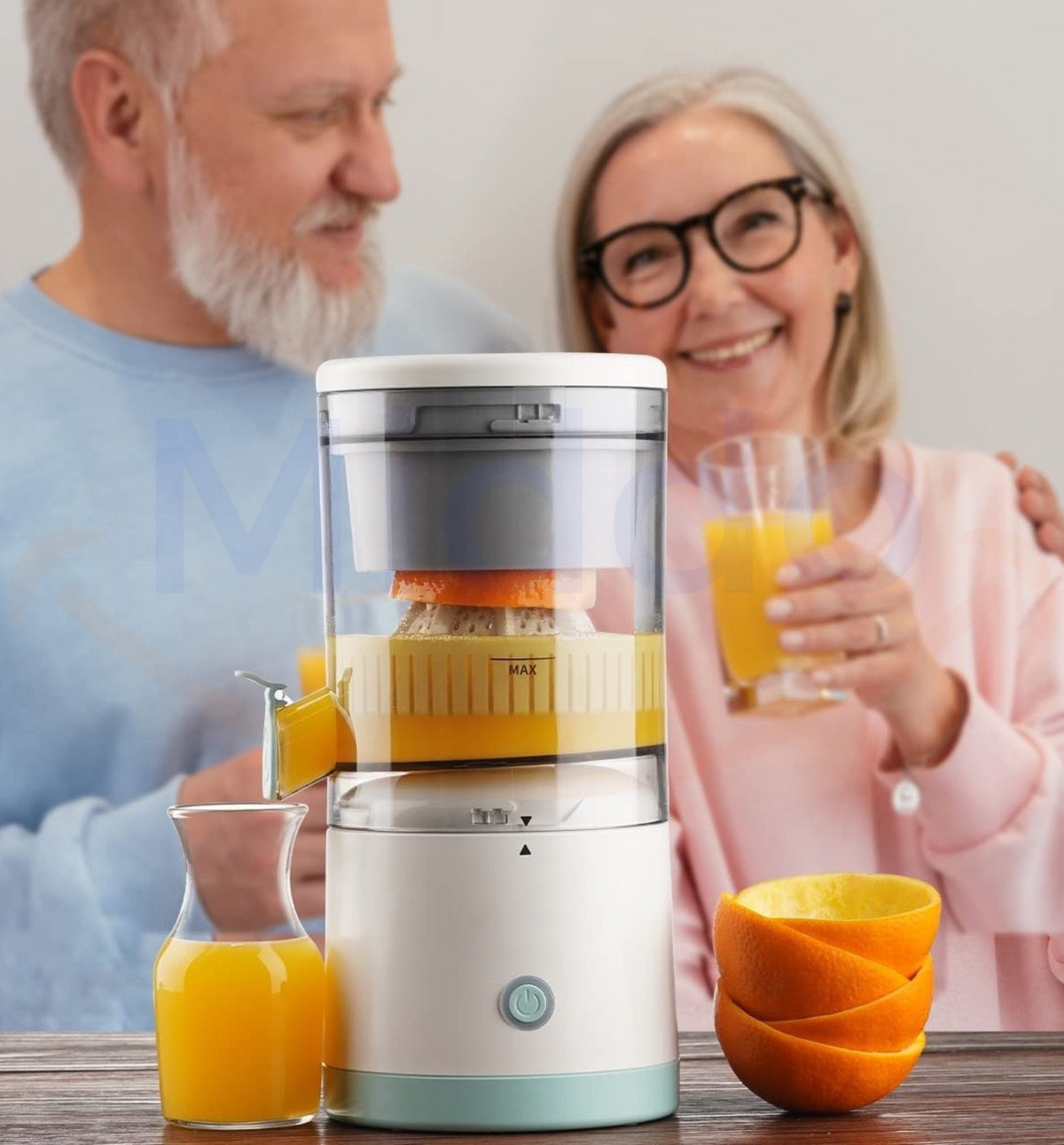 Spremiagrumi elettrico per succhi freschi a casa – Facile spremiagrumi per arance, limoni e uso quotidiano