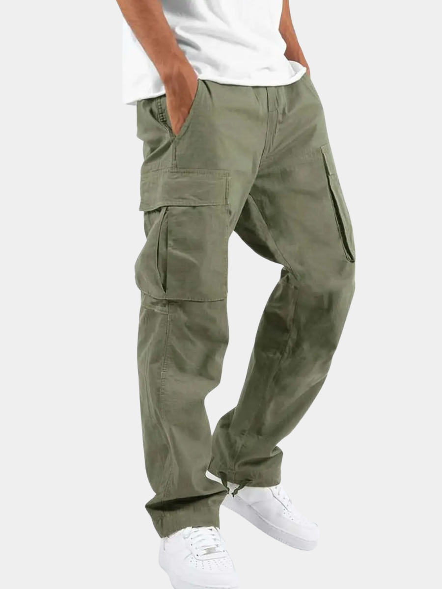 Pantalon cargo pour homme avec cordon de serrage