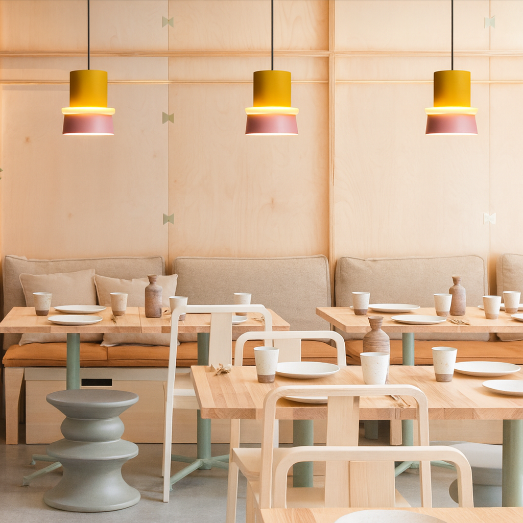 MeloGlow | Scandinavian pastel pendant light - Modern hanging lamps for home decor