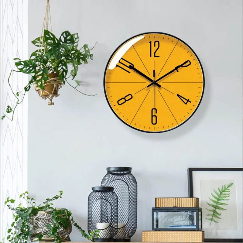 Relógio de parede minimalista moderno – Design simples para casa e escritório
