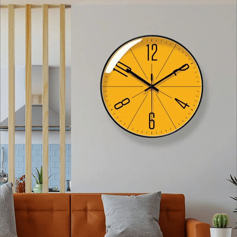 Relógio de parede minimalista moderno – Design simples para casa e escritório