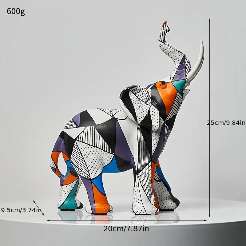 Mosaic Majesty Elephant Figurine Inovessa