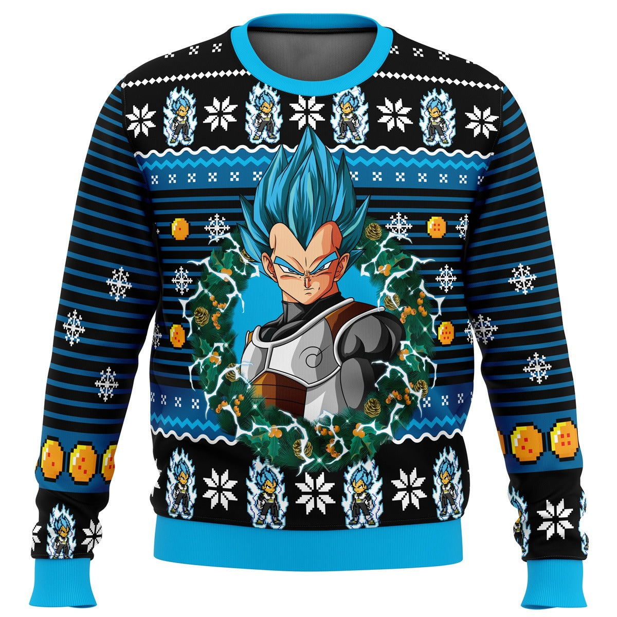Funny, ugly Christmas sweater - long-sleeved men's sweater with a funny design