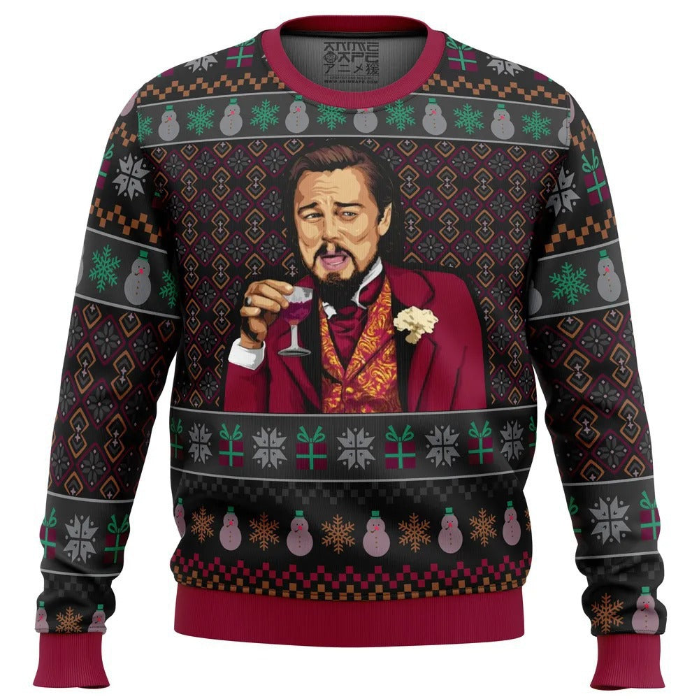 Funny, ugly Christmas sweater - long-sleeved men's sweater with a funny design