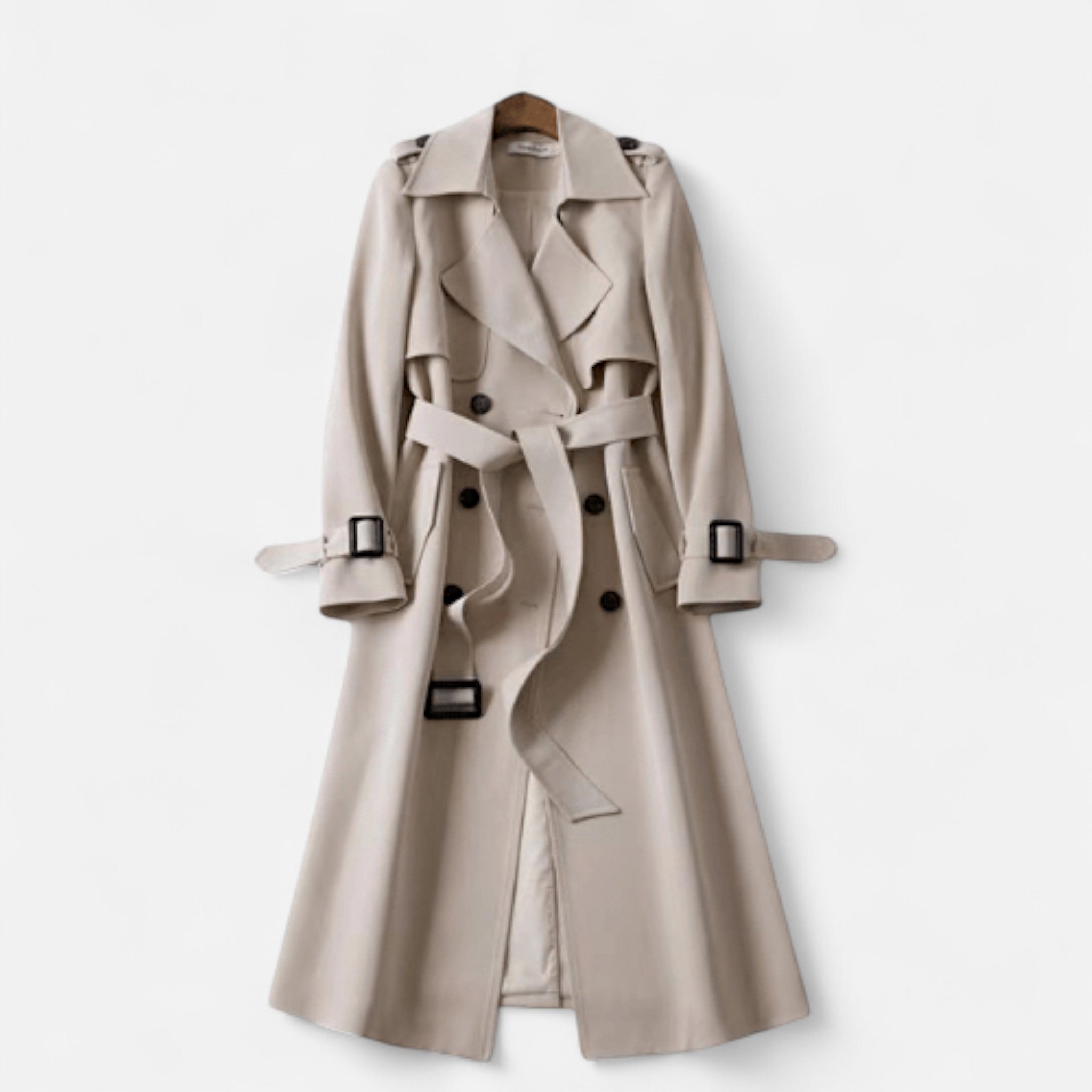 Trench-coat vintage pour femmes avec coupe moderne iconique