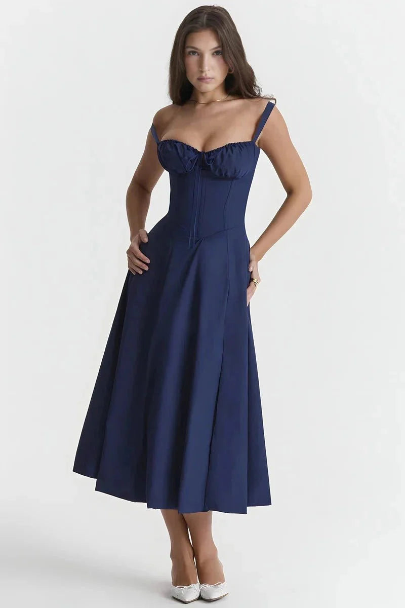 Linsay - Elegant summer dress with floral print