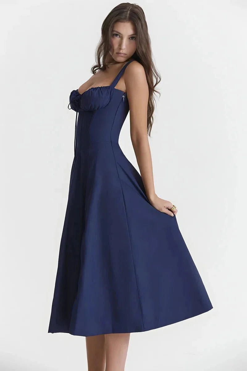 Linsay - Elegant summer dress with floral print