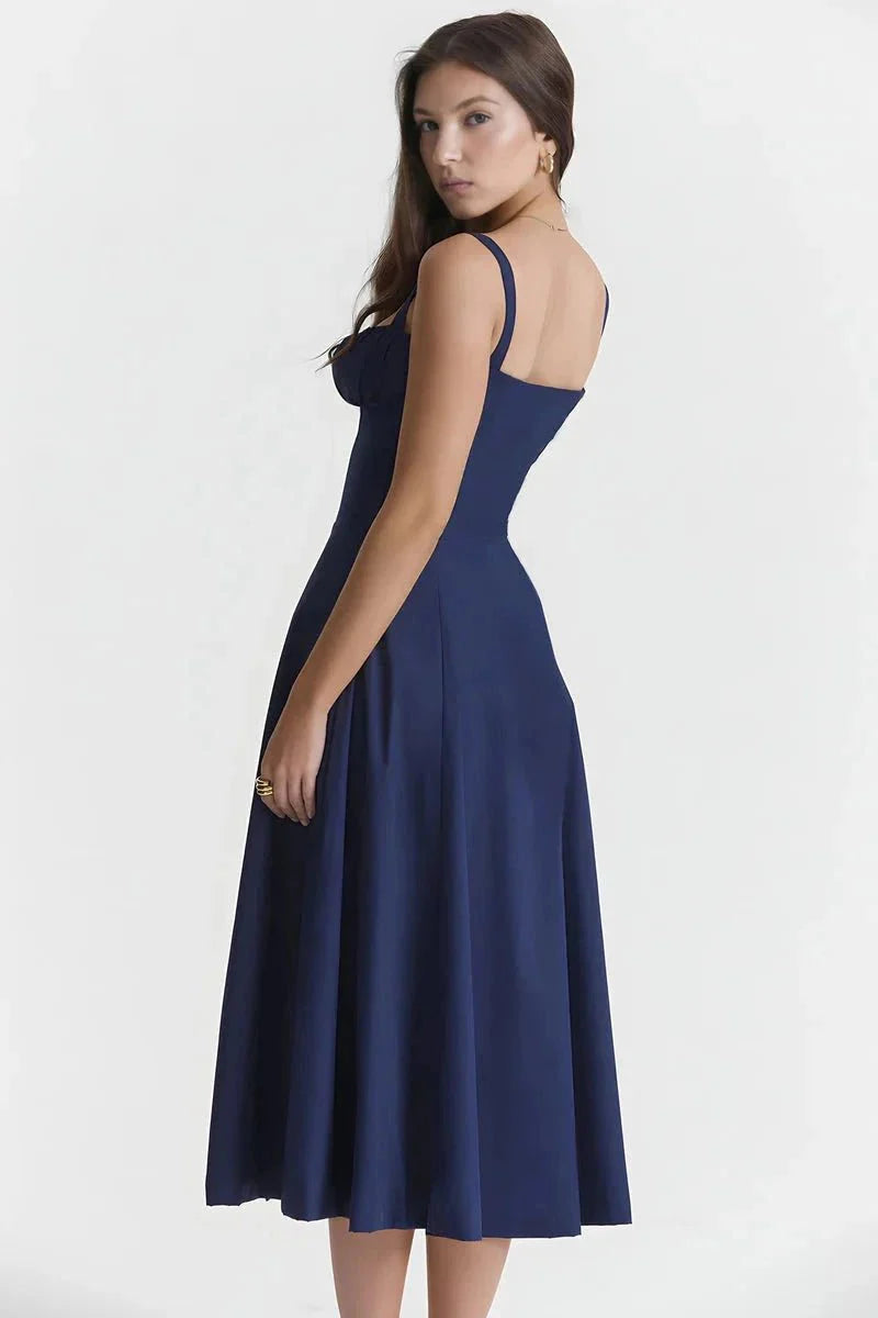 Linsay - Elegant summer dress with floral print