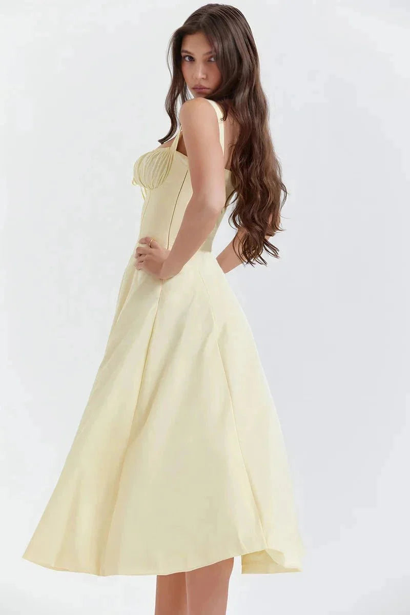 Linsay - Elegant summer dress with floral print