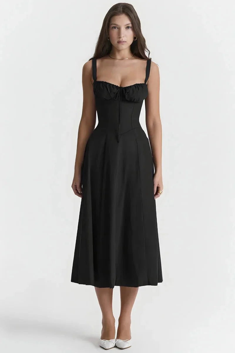 Linsay - Elegant summer dress with floral print
