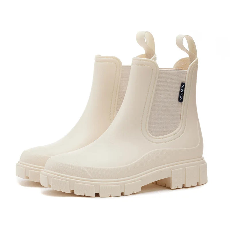 Chaussures de pluie imperméables basses pour femmes
