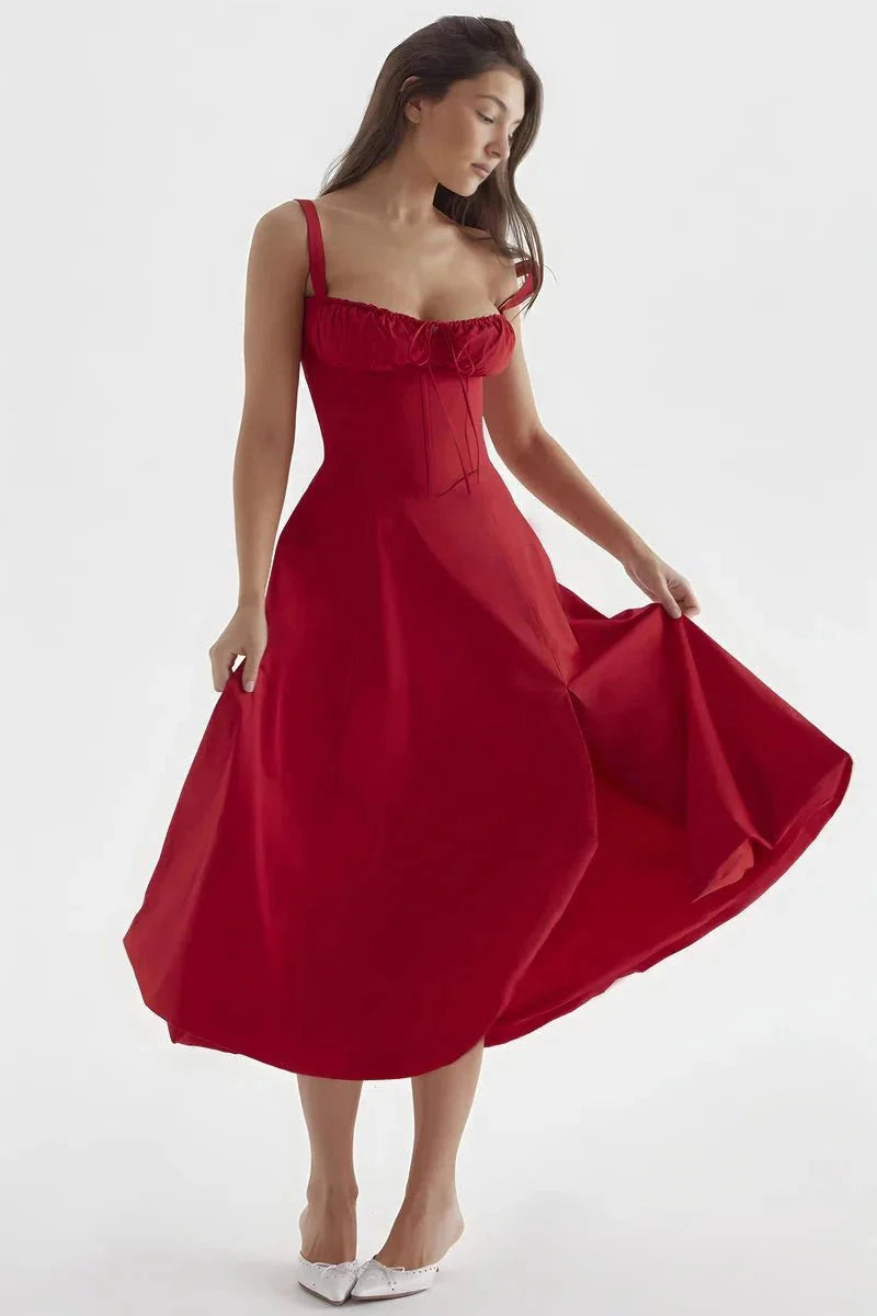 Linsay - Elegant summer dress with floral print