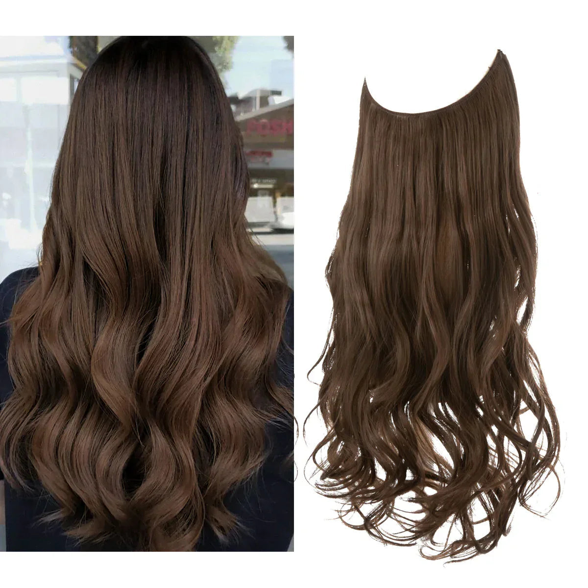 Premium Extensions af ægte hår | 100% REMY-kvalitet | Sømløs volumen & længde | Naturlig glans | Varmebestandig & holdbar
