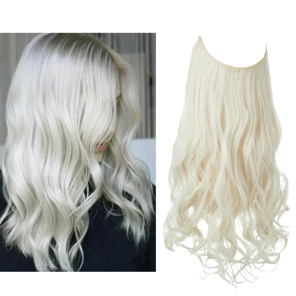 Premium Extensions af ægte hår | 100% REMY-kvalitet | Sømløs volumen & længde | Naturlig glans | Varmebestandig & holdbar