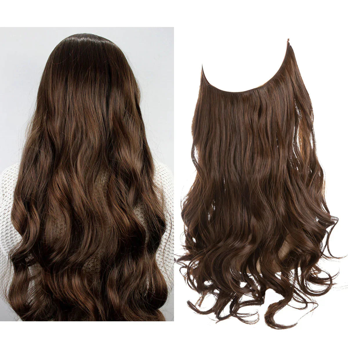 Premium Extensions af ægte hår | 100% REMY-kvalitet | Sømløs volumen & længde | Naturlig glans | Varmebestandig & holdbar