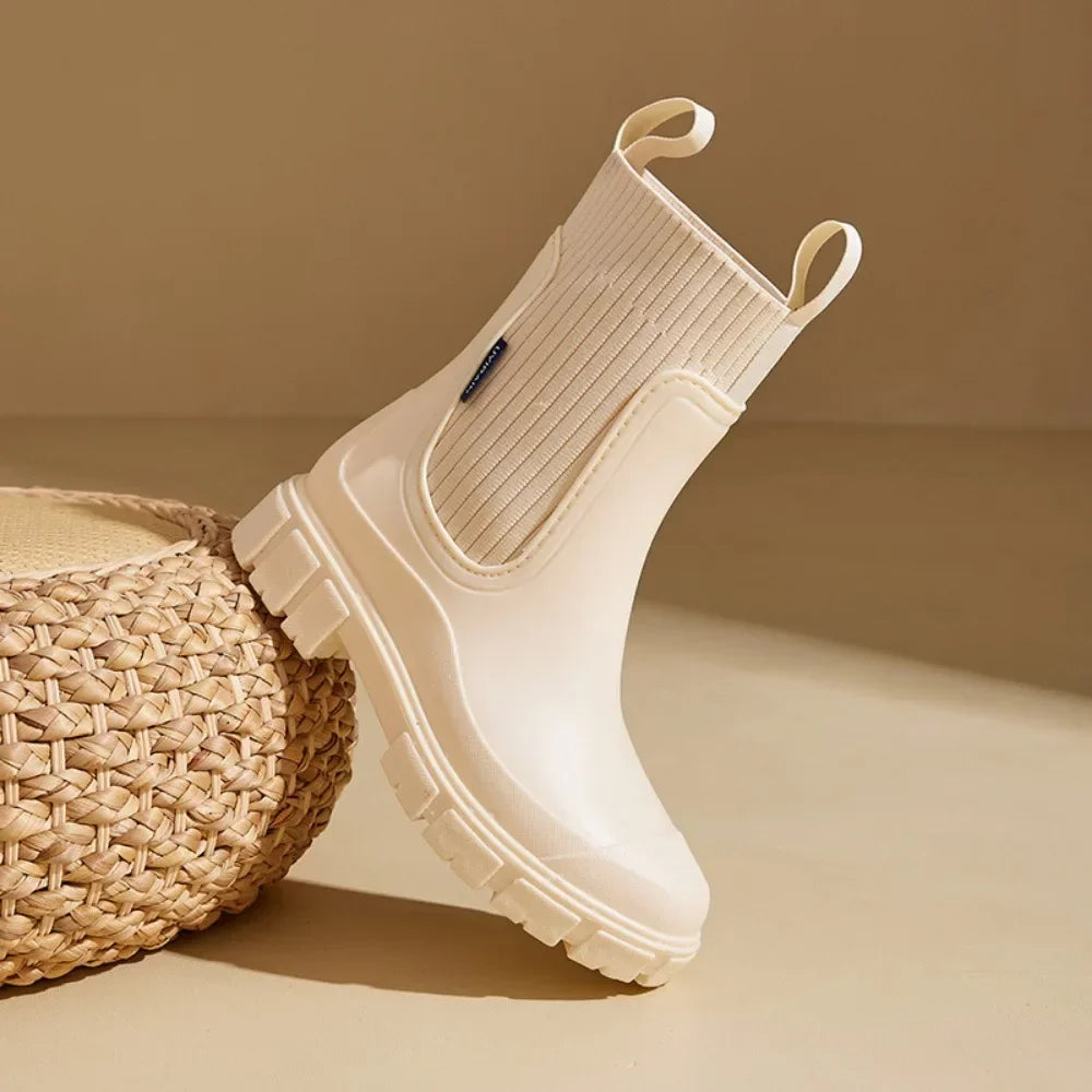 Chaussures de pluie imperméables basses pour femmes