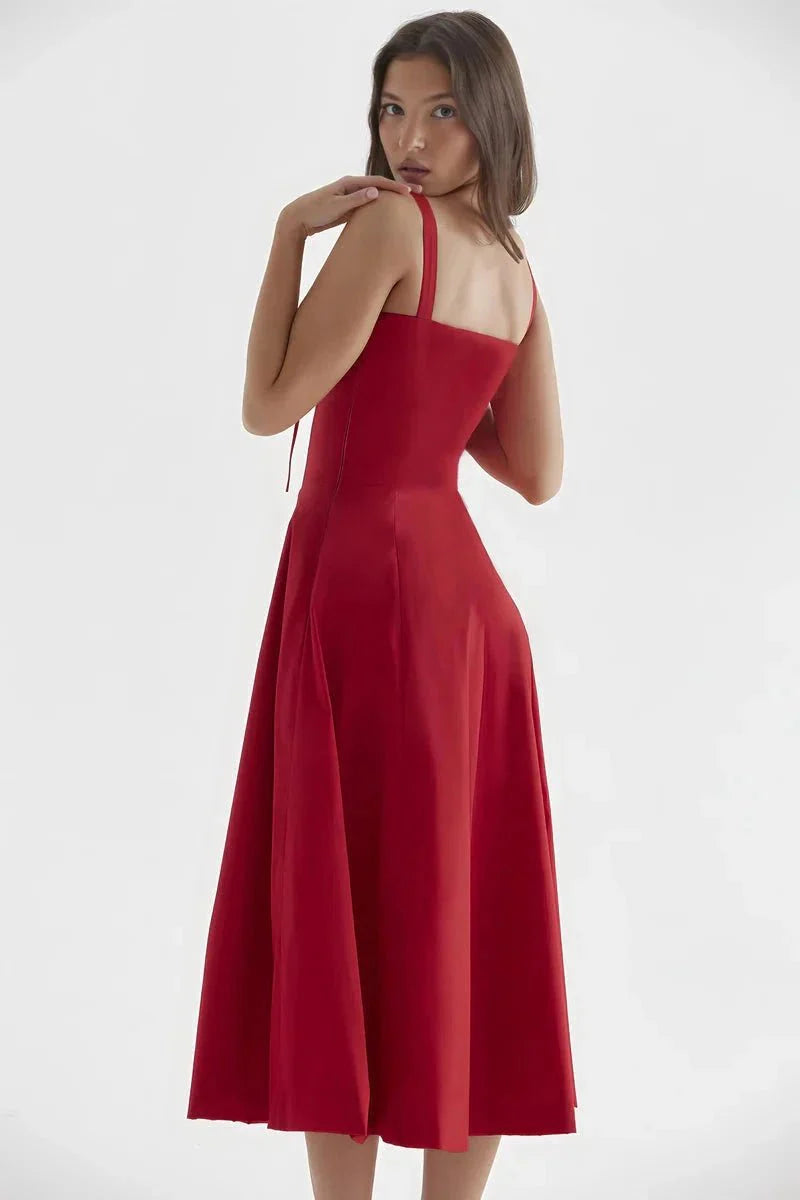 Linsay - Elegant summer dress with floral print