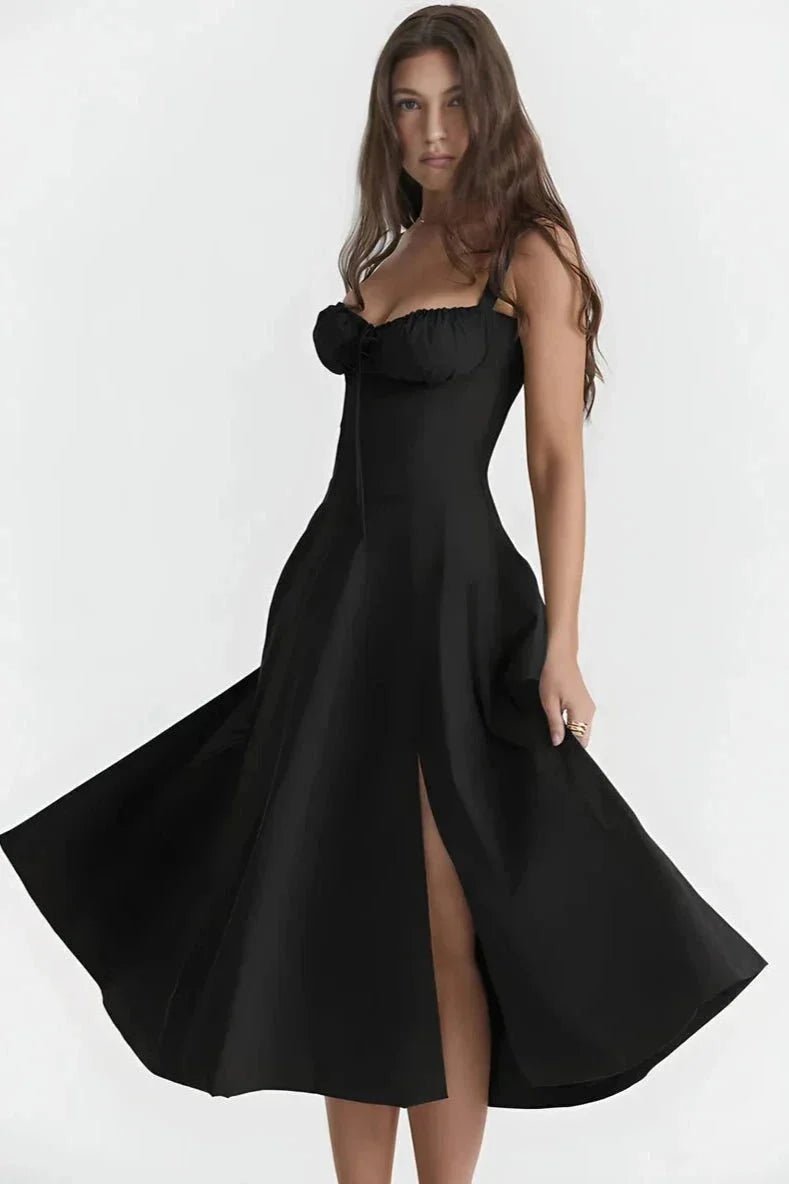 Linsay - Elegant summer dress with floral print