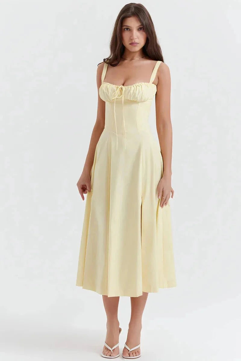 Linsay - Elegant summer dress with floral print