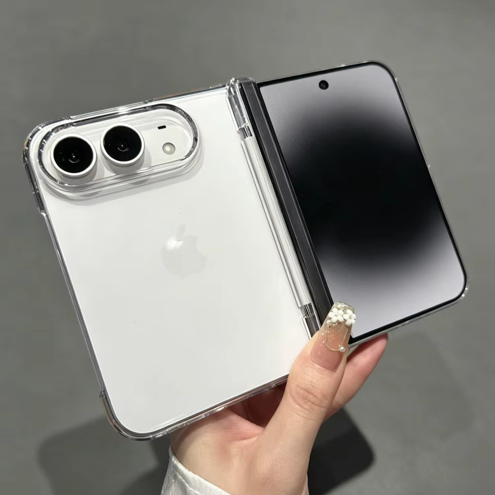 Ultra Thin Transparent Phone Case for Folding Smartphones, Shockproof 0