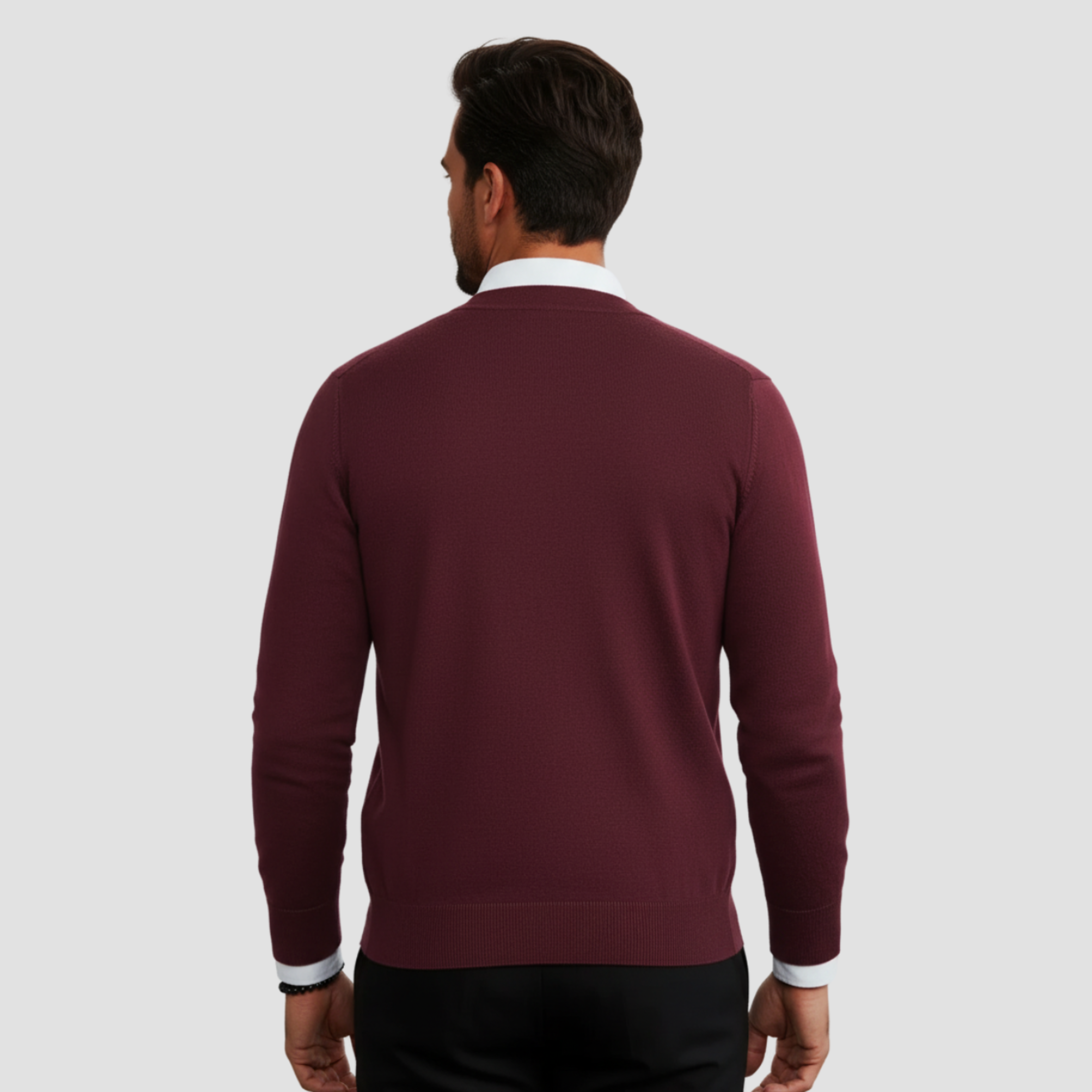 Velvion - Herrecardigan Med V Hals