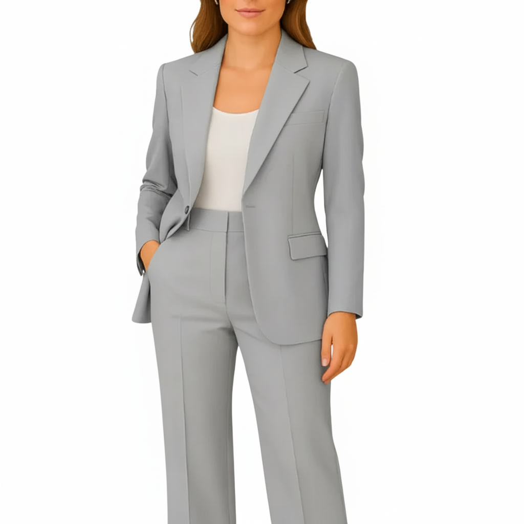 Costum elegant două piese pentru femei, pentru birou și petrecere