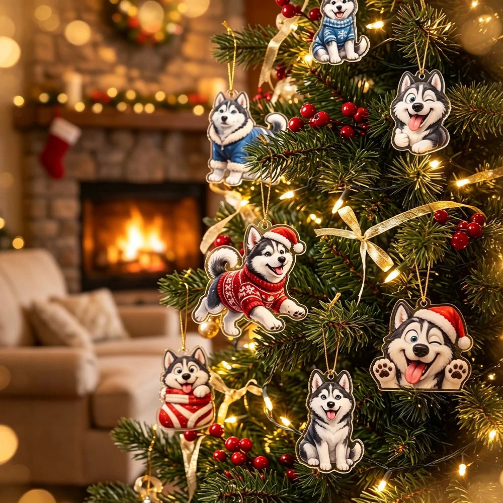 Calendario dell'Avvento natalizio 2026 per cani, conto alla rovescia di 24 giorni a tema husky per gli amanti dei cani