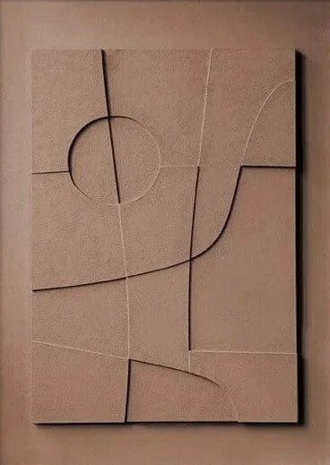 Abstract canvas wall decoration
