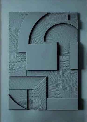 Abstract canvas wall decoration