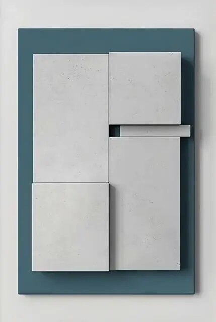 Abstract canvas wall decoration