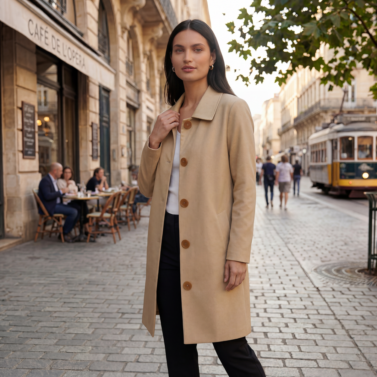 Trenchcoat da donna - Giacca di mezza stagione