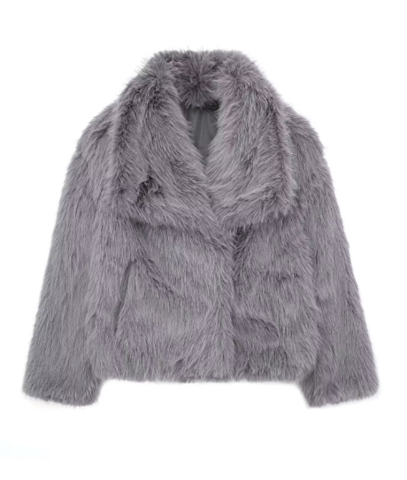 Damen-Winterjacke | Elegantes Design | Weicher Kunstpelz-Look