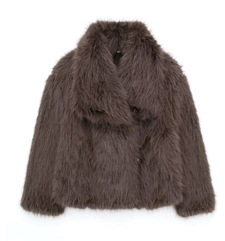 Damen-Winterjacke | Elegantes Design | Weicher Kunstpelz-Look