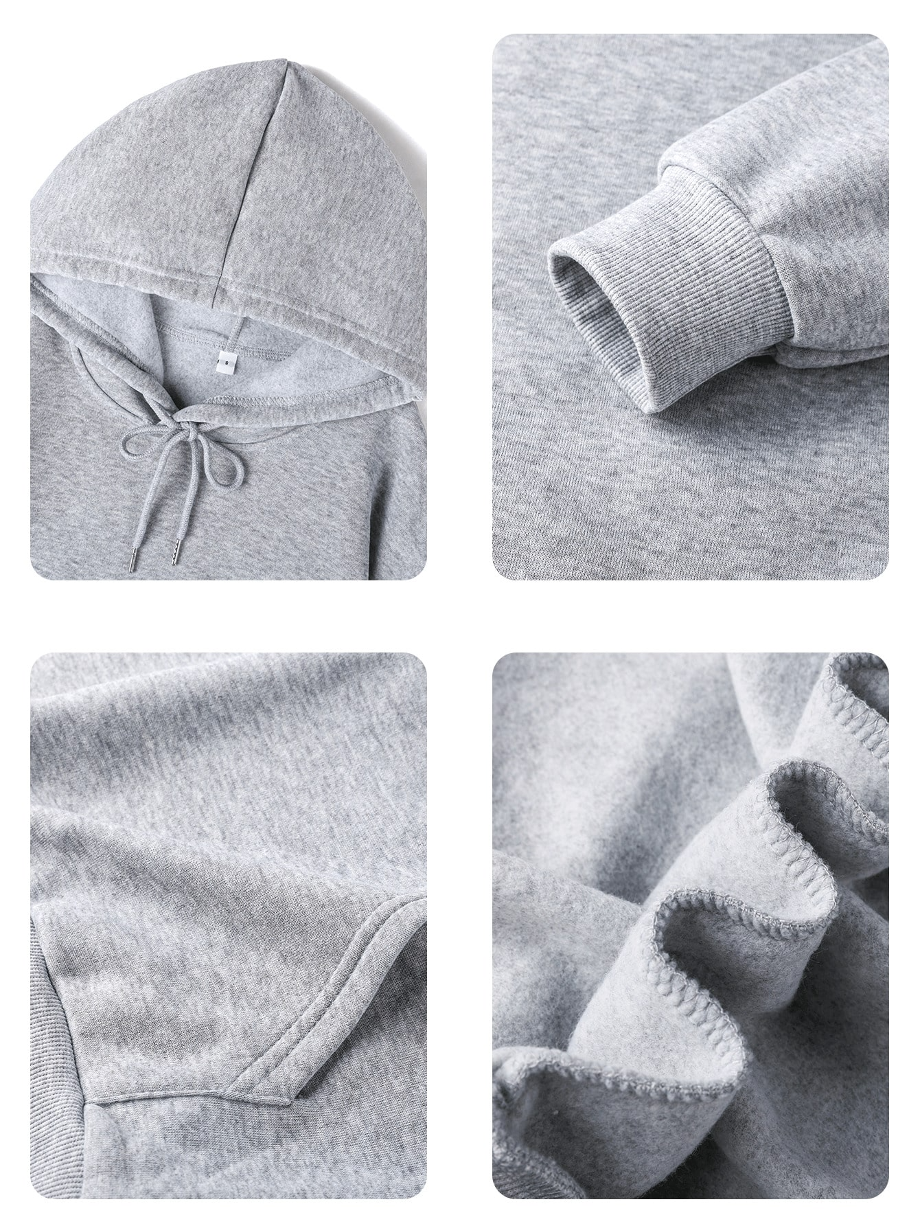Sudadera casual azul con estampado de letras para mujer