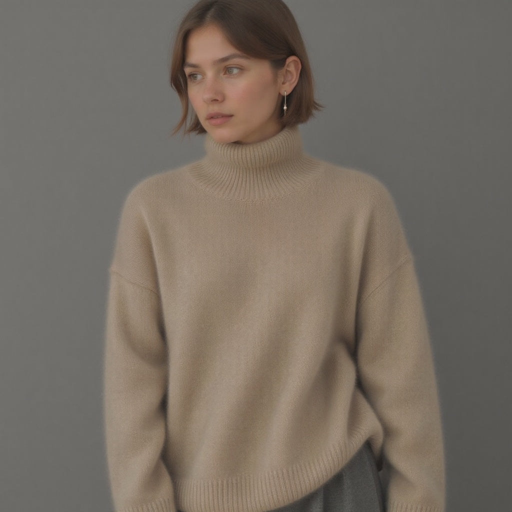Sydney Oversize-rullekravestrik i kashmir – blød, varm a elegantní