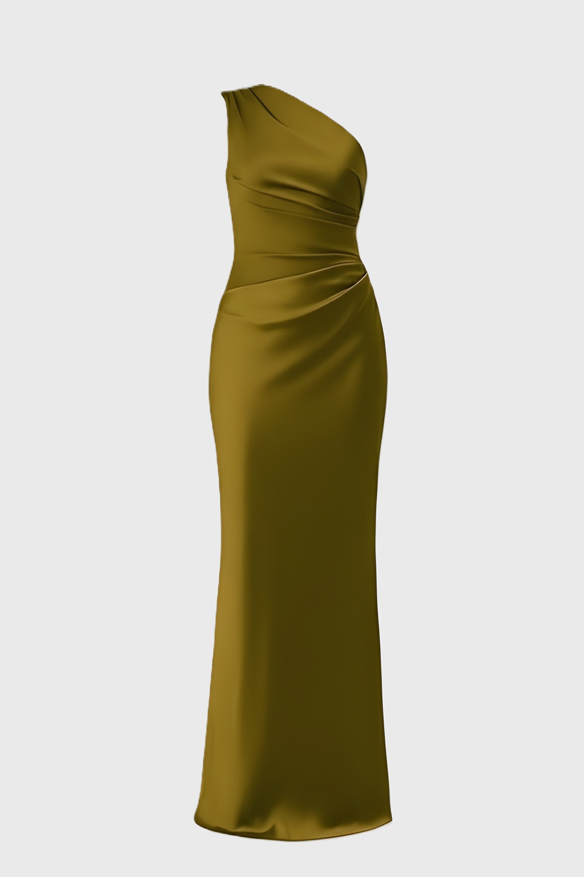 Ein-Schulter-Maxikleid mit elegantem Schnitt