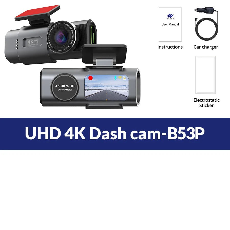 4K κάμερα αυτοκινήτου με GPS και νυχτερινή όραση