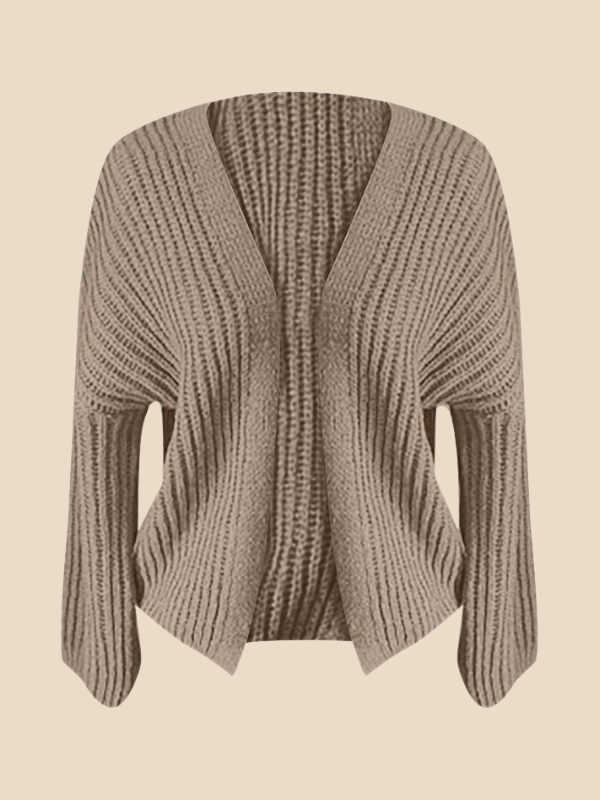 Cárdigan de punto oversize para mujer