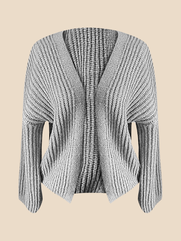 Cárdigan de punto oversize para mujer